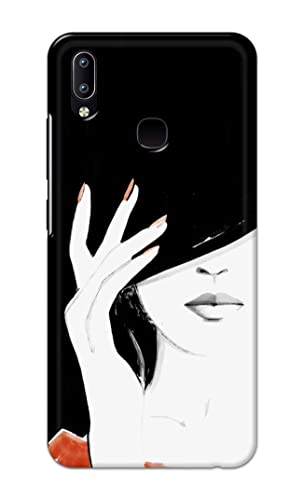 Image of PRINTFIDAA Photo of Beautiful Girl Hard Back Cover for Vivo Y91 / Vivo Y95 Back Cover -(P6) KAT1005