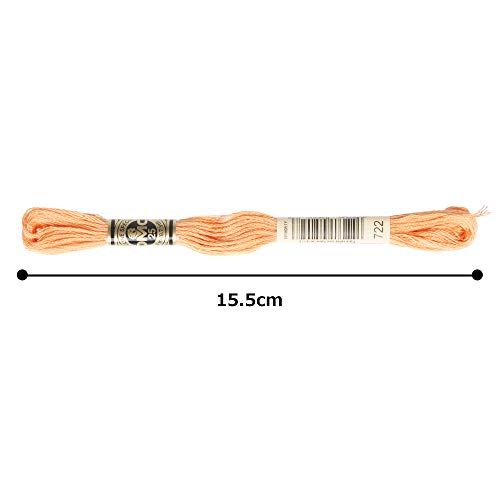 Image of DMC 6-Strand Embroidery Cotton Floss, Light Orange Spice