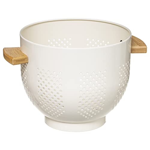 Colapasta in metallo D20cm Modern Color bianco