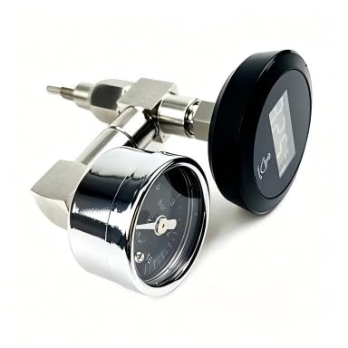 E61 - Indicador de temperatura y presión para cafetera espresso, termómetro y manómetro E61, indicador de temperatura del agua en tiempo real, accesorios modificados para cafeteras semiautomáticas