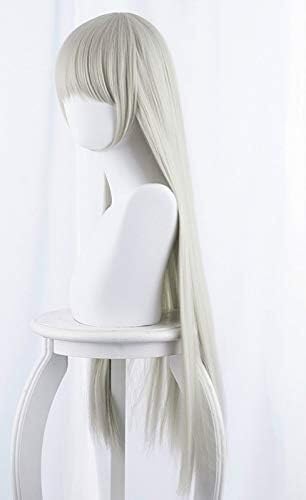 Miniatura 3 de Uearlid Kakegurui - Pelucas compulsivas de Momobami Ririka, pelucas de cosplay, peluca sintética resistente al calor + peluca coser
