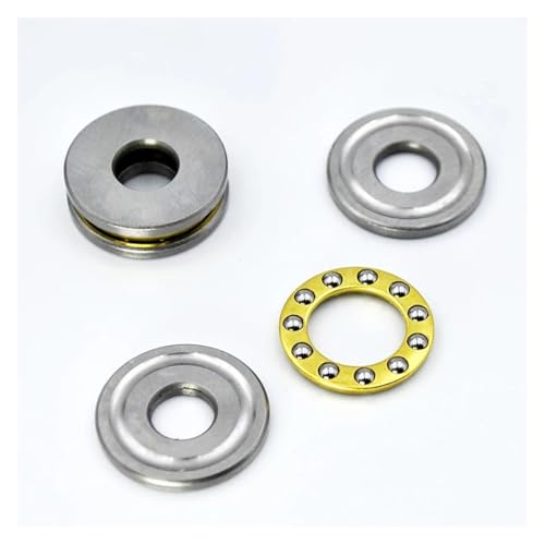 5 Pieces F8-22M Miniature Thrust Ball Bearing 7 f8 22m 11 Ball 8 * 22 * 7mm Inner Diameter 8mm Flat Plane Miniature axial Ball Bearing
