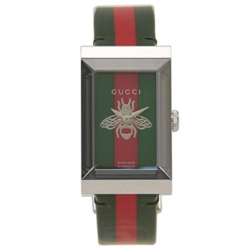 [�O�b�`]�r���v ���f�B�[�XG-FRAME G�t���[�� GUCCI YA147408 �O���[�� ���b�h �V���o�[ [���s�A���i]