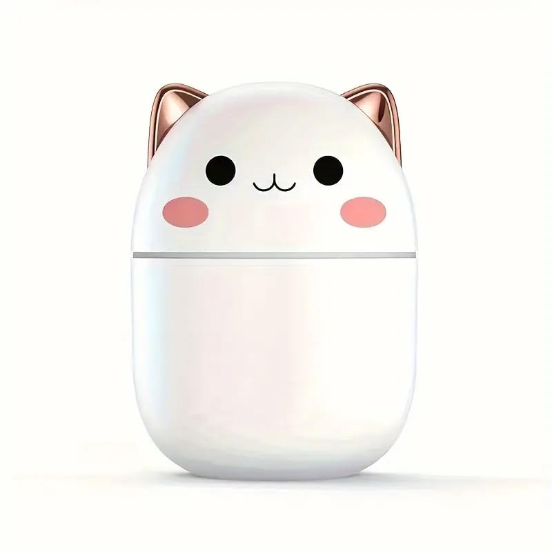 Humidificador Portátil Mini Forma Gato - Difusor de Aceites esenc...