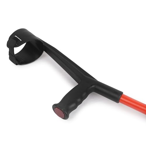 Image of Elbow Crutch For Walking /Patients /Fractured Leg /Injured People With Adjustable Height For Men And Women (Red)