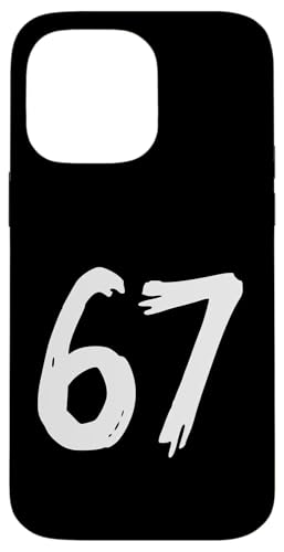 67 �z���[ �X�N���b�` �X�^�C�� �i���o�[ �_�[�N �s�C���ȃO���t�B�b�N �X�}�z�P�[�X iPhone 14 Pro Max �p