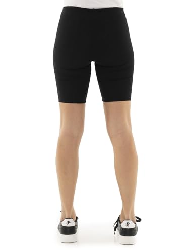 Short legging cycliste en coton Lion Basic noir confort - 4