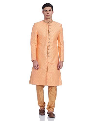 Image of Ethnix Men's 2pcs 3pcs Sherwani Churidar & Dupatta Jacket