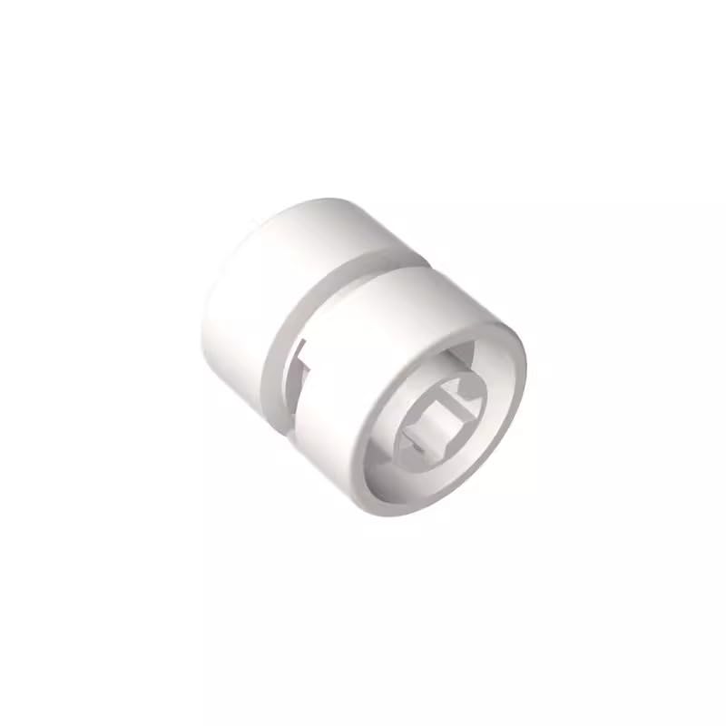 6014 Wheel 11x12 with Hole Notched for Wheels Holder Pin, White, 50 PCS