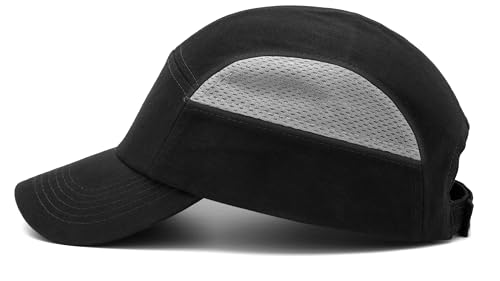 Pyramex Safety HP50011 HP500 Baseball Bump Cap, Black & Gray