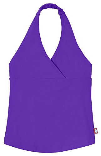 Image of Polkadot Girls' UPF 50+ Swim Halter Top by City Threads