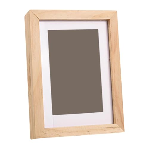 Picture Frames,Pictures Photo Picture Frame, Mini Box, Money Box, for Tickets Key, Wood Color(Wood Color)
