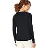 Amazon Essentials Women's Lightweight Crewneck Cardigan Sweater (Available in Plus Size), Black, Large