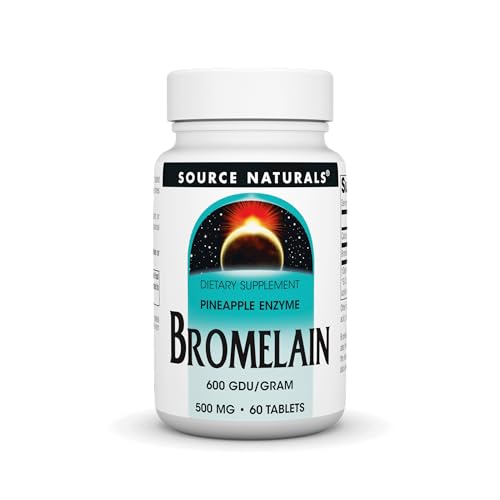 Source Naturals Bromelain 500mg Proteolytic Enzyme...