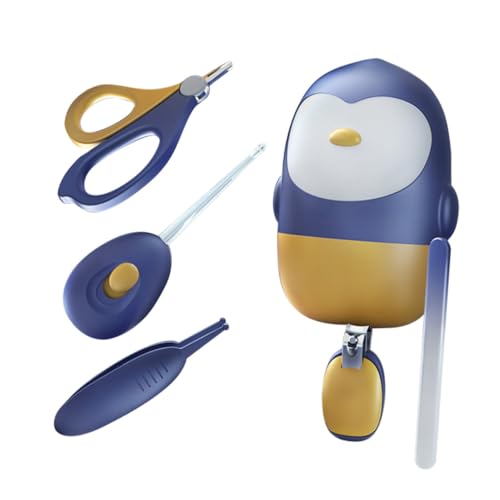 SUPVOX Led Baby Nail Clipper Set 5-in-1 Grooming Kit for Newborns Toddlers Safe Ergonomic Design