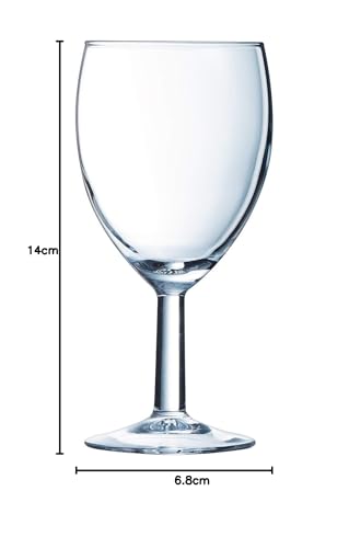Arcoroc ARC 27786 Savoie Wine Glasses, 190 ml, Glass, Transparent, Pack of 12 - Image 5