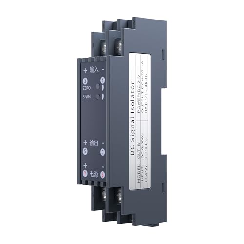 Convertisseur de tension 24V CC rail DIN avec sortie stable 0-5V - 5