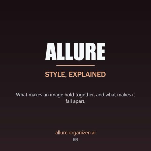 『Allure - Style, explained』のカバーアート