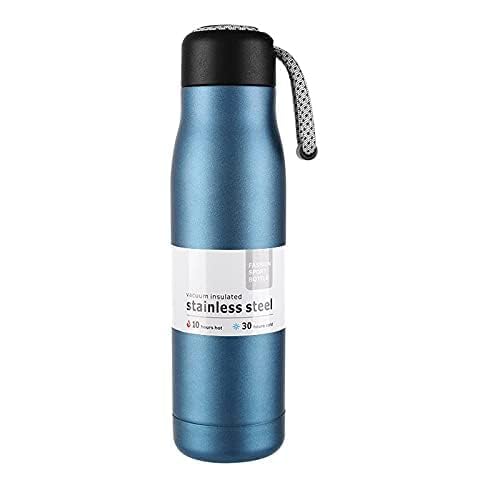 BoldBlossom Stainless Steel Insulated Water Bottle, 20 Hours Cold, Sports Bottle with Carry Strap | Single Walled | Leak Proof | Easy Grip | Easy to Carry | Lightweight | Travel Bottle-700 ML-picture-29