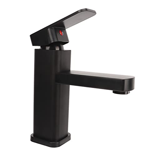 Robinet de salle de bain en acier inoxydable mitigeur de lavabo design moderne durable - 7