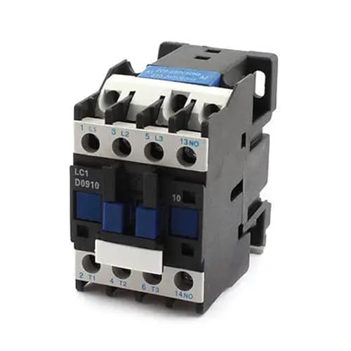 Contacteur triphasé LC1 D0910 220V pour fixer sur rail DIN 35mm
