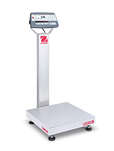 Báscula de banco Ohaus D52P125RQL2 con display TD52P 250lb x 0.05lb miniatura 3