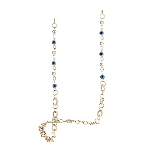 VIGHNESHWAR TRADERS Evil Eye Beaded Multipurpose Mask Holder Chain | Spectacles And Eye Glasses Chain | Necklace for Girls and Women(70 CM)-picture-22