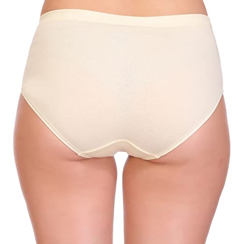Image of SONA Women's Soft Cotton Inner Elastic Plain Daily Use Hipster Panties