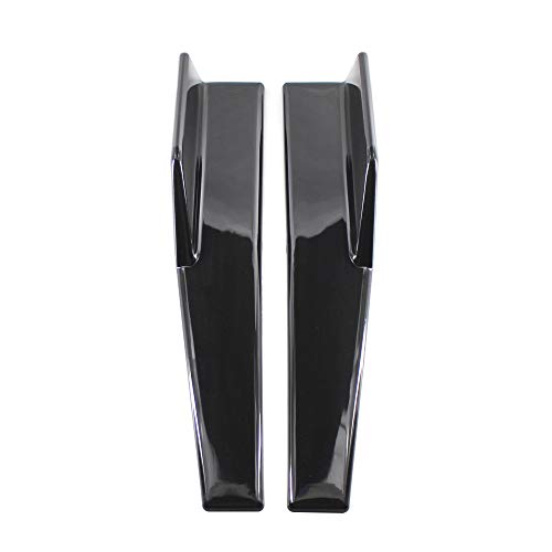 RuleaxAsi Carro ABS Bumper Spoiler Traseiro Lip Side Skirt Extension Splitters Aletas Fender