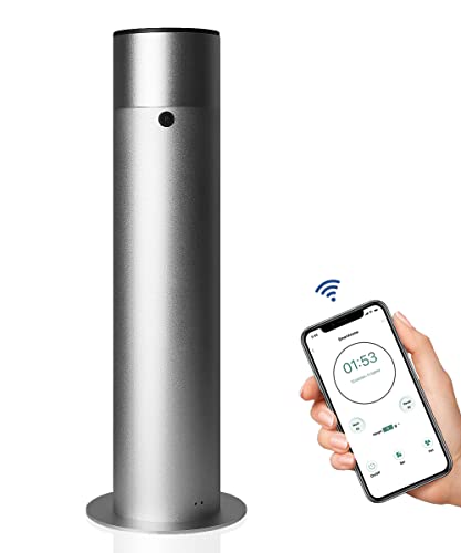 Zinyeme Bluetooth Essential Oil Diffuser For Aromatherapy Oils, All-Metal 500Ml Nebulizing Diffusion System, Fragrance Diffuser, Cold-Air Diffusion Scent Air Machine For Spa, Home, Office (Silver) #TOP5