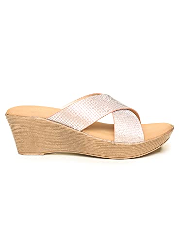 Image of Valiosaa womens Rose Gold Heels Heeled Sandal