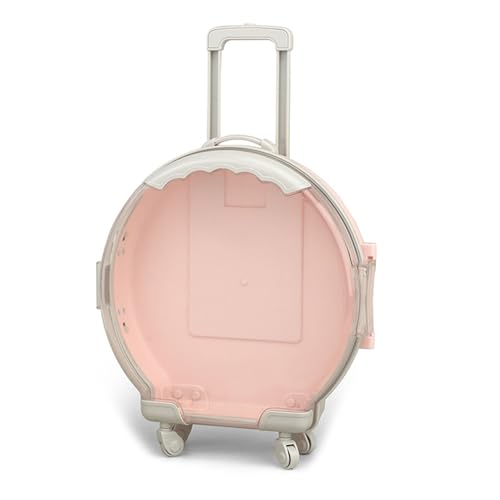 WOHPNLE Maleta Para Muñecas, Organizador De Juguetes Para Niños, Mini Muñecas, Maleta Para Bebé, Juguete, Mini Caja De Equipaje, Para Niños (Rosa Claro)