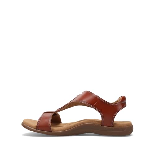Image of Taos The Show Premium Leather Women's Sandal - Experience Everyday Style, Comfort, Arch Support, Cooling Gel Padding and an Adjustable Fit for Exceptional Walking Comfort