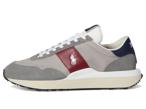 Image of POLO RALPH LAUREN Men's Train 89 Suede-Paneled Sneakers