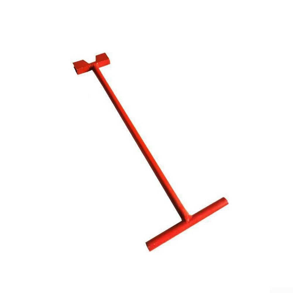 Asta di prolunga per valvola a sfera in acciaio PVC, stelo di estensione per pozzi profondi, 30 cm, 60 cm, maniglia a doppio orecchio, design a tubo rotondo, maniglia a T per operazioni di condotte