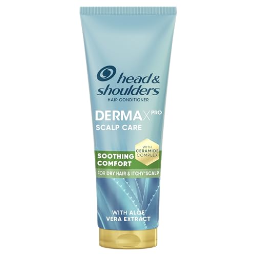 Head & Shoulders DermaXPro Soothing Comfort Lightweight Conditioner 350ml with Aloe Vera Extract and Ceramide Complex. Moisturises Hair & Soothes Dry Itchy Scalp While Maintaining Dandruff Protection