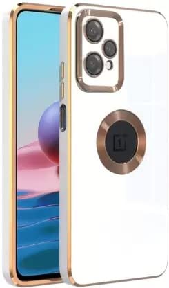 Image of Apurb Store For Oneplus Nord Ce 2 Lite 5G Case Cute With Logo Window For Women Girls Luxury Bling Plating Shockproof Soft Tpu Back Bumper Camera Lens Protection For Oneplus Nord Ce 2 Lite 5G (White)