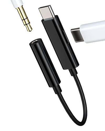 USB-C 3.5mm �C���z���W���b�N�ϊ��A�_�v�^�[ (2 in 1) �Ή� iphone16 15�Ή� Samsung S24�Ή� �w�b�h�z�� AUX DAC �I�[�f�B�I �Ή� ipad�Ή� Type-C �[�d�P�[�u�� �Ή� Apple�Ή� �}�C�N A