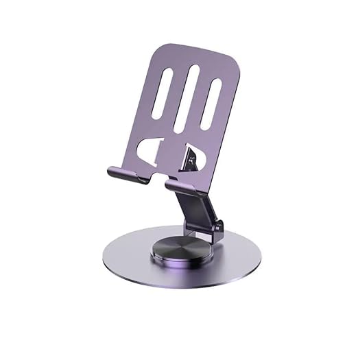 360° Rotatable Metal Mobile Holder Stand – Adjustable Desk Phone Holder for Office, Home & Study Table-image-38
