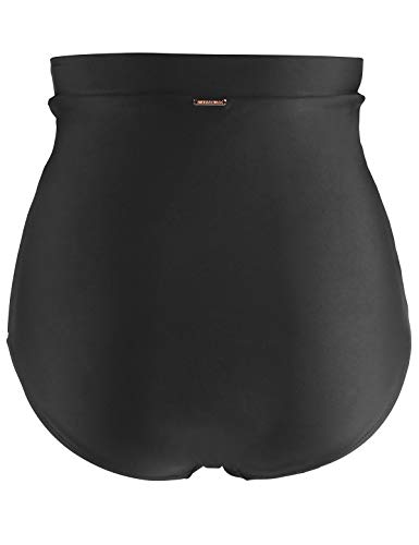 Bas de bikini taille haute Relleciga noir M idéal pour la plage - 4
