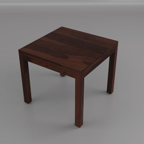 Image of Solid Wood Cane 4 Seater Dining Table Set | Four Seater Dining Table with 4 Cushions Chairs for Dining Room | 4 Seater Dining Set for Hotel Restaurant | Sheesham, E-Walnut