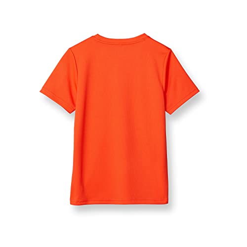 Champion Little T-Shirt For Boys, Lightweight Tee For Kids, Script & Print, Dynamic Orange-593021 #TOP1
