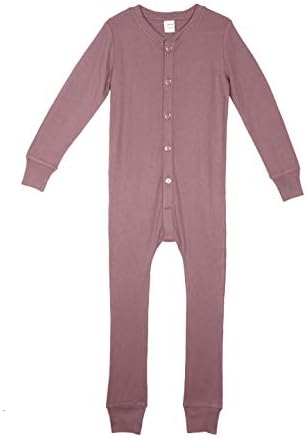 Habit Rags Big Boys Girls Bamboo Union Suit Thermal Underwear, Long John Onesie