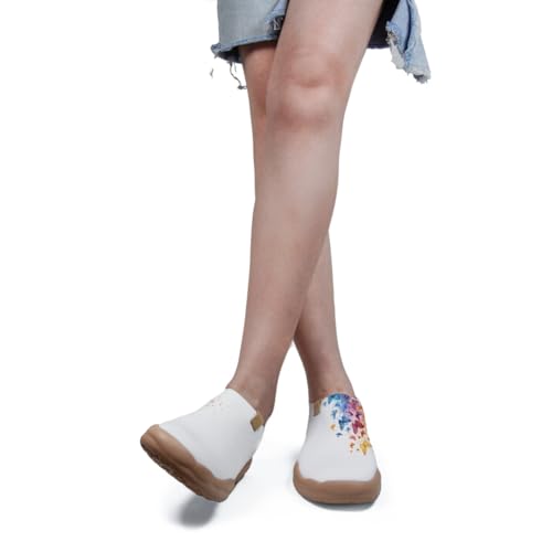 Women's Artistic Travel Shoes Knitted Slip-On Comfortable Sports Shoes Artistic Butterfly Series4