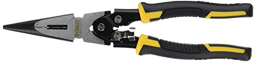 DEWALT DWHT70277 Compound Action Long Nose Pliers 4-1/2 Inch , Black