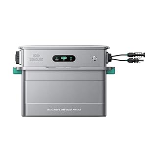 Zendure SF800 Pro 2 - Zonne-energiesysteem voor Balkons 800W AC-uitgang, Batterijopslag voor Balkon-energiecentrales met 1,92kWh LiFePO4-batterij, Uitbreidbaar tot 11,52kWh, Plug & Play, IP65