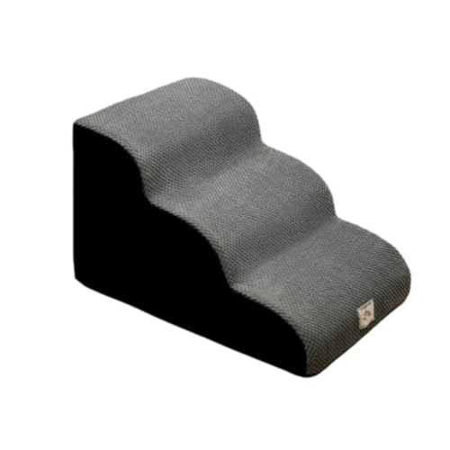 YAKINO 犬 階段 クッション ステップ なだらか ドッグステップ 2段 角丸 コーデュロイカバー ペット スロープ 踏み台 滑り止め 犬用階段 ペット用階段 ペットステップ ソファ ベッド 段差 おしゃれ 犬 猫 ペット用品 幅40cm 奥行40cm