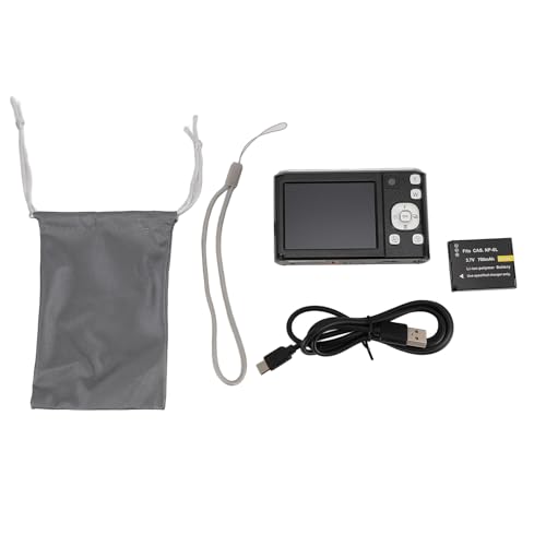 Cámara digital compacta portátil 16x zoom 4K UHD negro miniatura 7