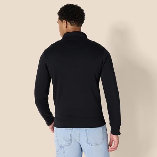 Amazon Essentials Sweat Shirt à Col Montant en Molleton à Fermeture Éclair Intégrale Homme - vue 3