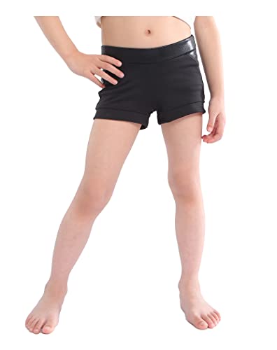Gymnastics and Dance Shorts for Girls Boy Cut Low Rise Shorts Spandex Booty Shorts2